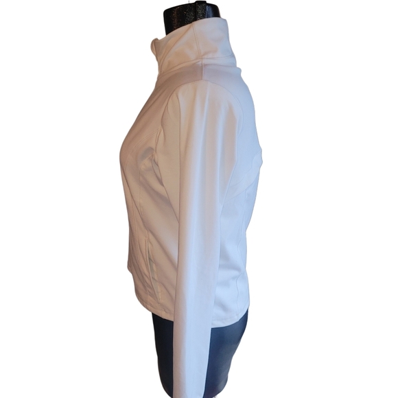90 degrees by Reflex White Zip Up Performance Jacket L - Picture 5 of 7